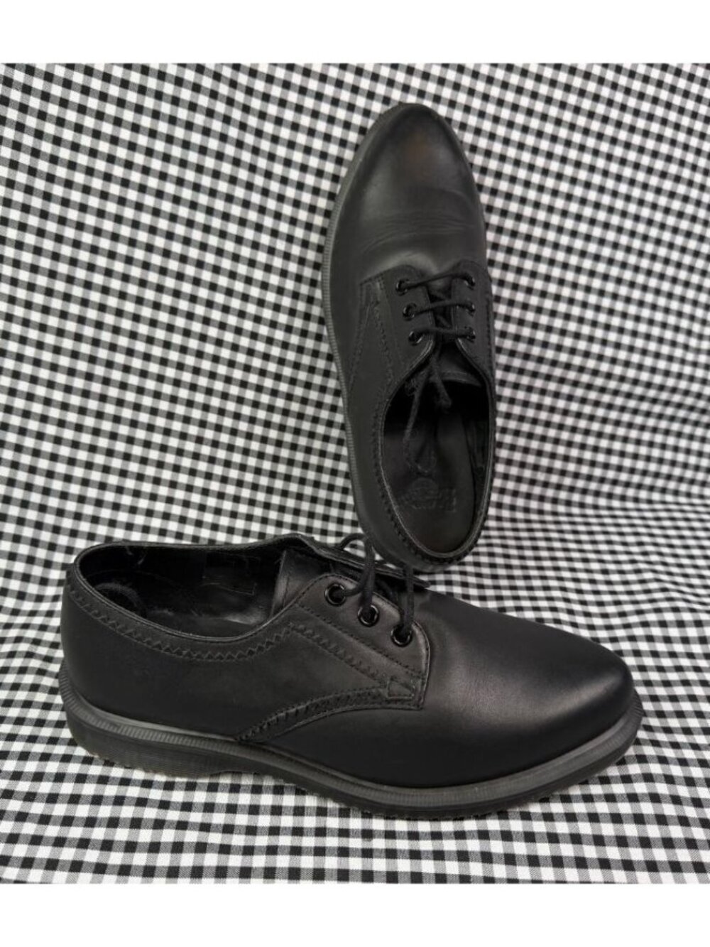 Dr Martens Trulia Black Temperley Leather Oxford Shoe Womens UK5 EU38 US7 Docs